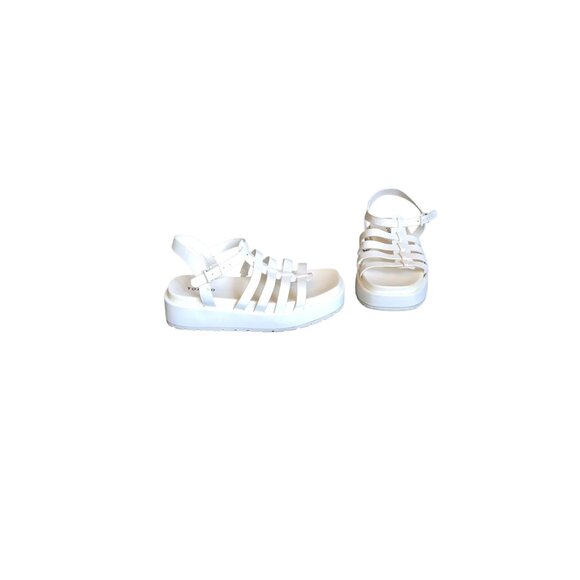 Torrid White Platform Sandals - Picture 1 of 9